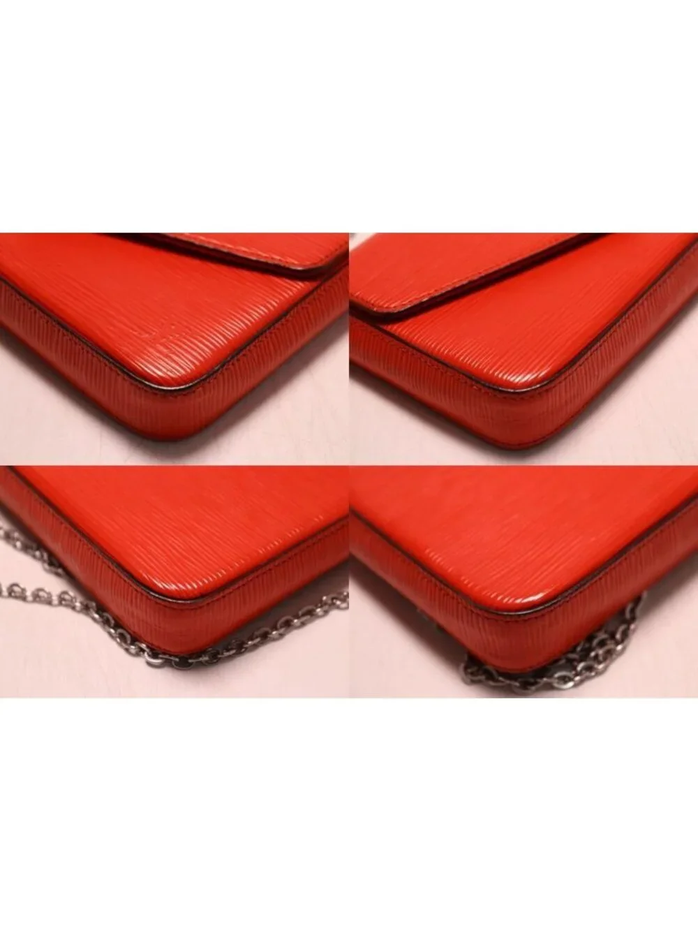 Louis Vuitton Epi Pochette Felicie Chain Wallet Shoulder Bag